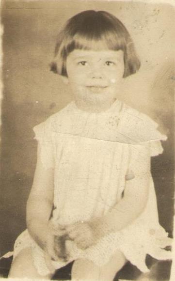 Pike County, Indiana, Unidentified Children, Young Girl in Dress