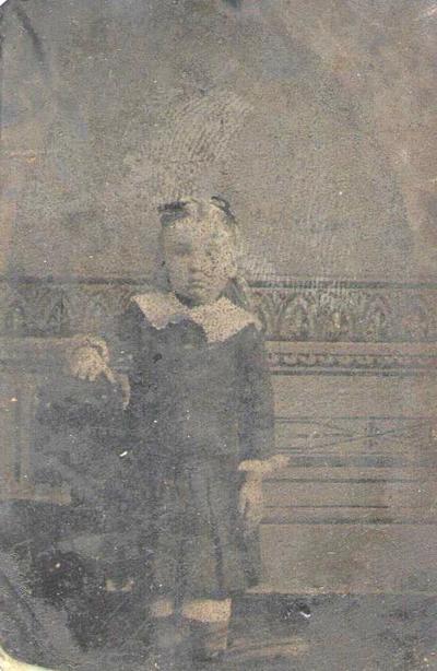 Pike County, Indiana, Unidentified Children, Young Girl Standing