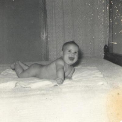 Pike County, Indiana, Unidentified Children, Baby on Changing Table