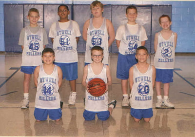 Pike County, Indiana, Otwell Elementary School, Basketball Team Photo