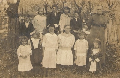 Pike County, Indiana, Unidentified, Group School Photo