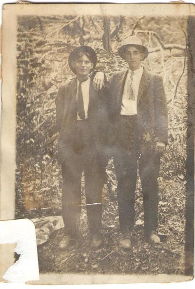 Pike County, Indiana, Identified Males, Men In Suits Standing in Woods