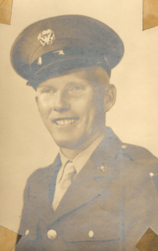 Pike County, Indiana, Veterans Collection, U.S. Army, Soldier, Eddie Ashcraft, April 1945