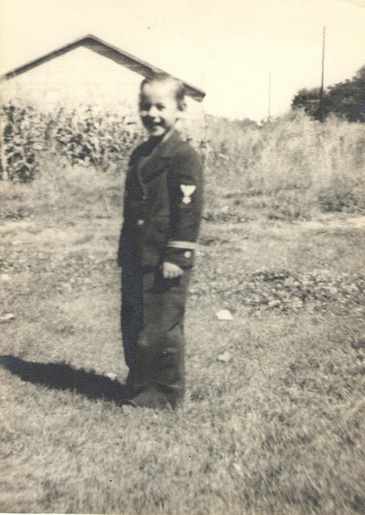 Pike County, Indiana, Unidentified Children, Young Boy in Soldier Uniform