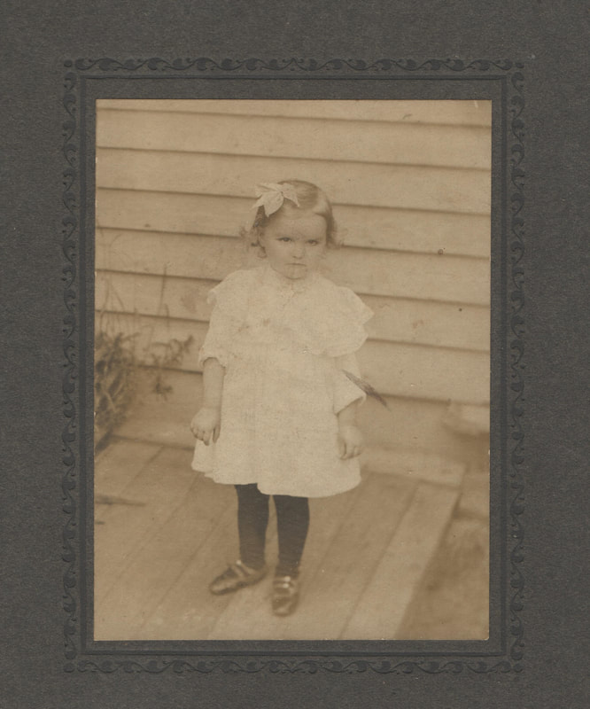 Pike County, Indiana, Brewster Family, Young Girl Standing