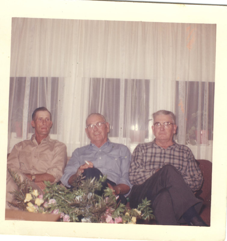 Pike County, Indiana, Robert R. Davis Family, Men Sitting on Couch