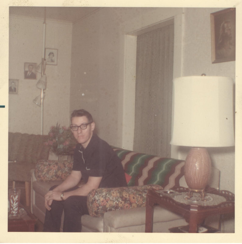 Pike County, Indiana, Robert R. Davis Family, Man Sitting on Couch