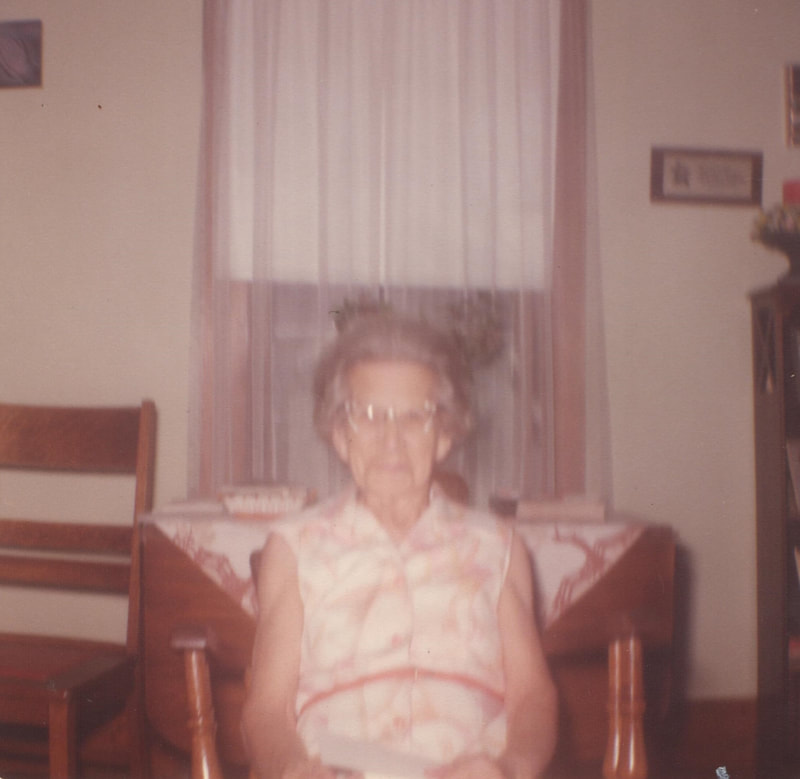 Pike County, Indiana, Robert R. Davis Family, Woman Sitting in Home