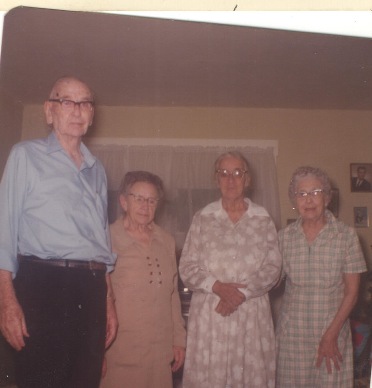 Pike County, Indiana, Robert R. Davis Family, Group Standing in Home