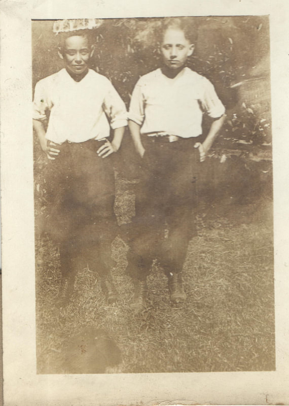 Pike County, Indiana, Robert R. Davis Family, Young Boys in Dress Clothes