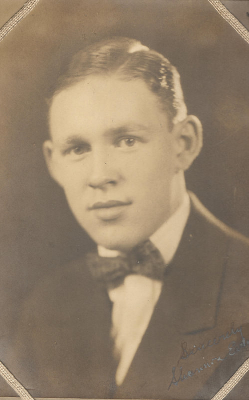 Pike County, Indiana, Robert R. Davis Family, Young Man in Bow-tie