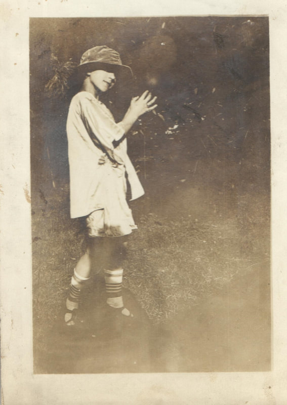Pike County, Indiana, Robert R. Davis Family, Young Girl in Costume