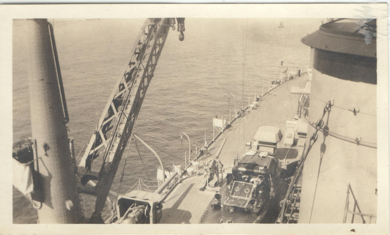 Pike County, Indiana, Col. Isaac O. Gladish Collection,  Naval Vessel, Crane, California, Pacific Ocean