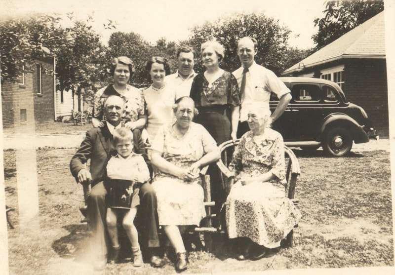 Pike County, Indiana, Harrison Family, Family Photo, Parks Harrison,  Indianapolis, Indiana