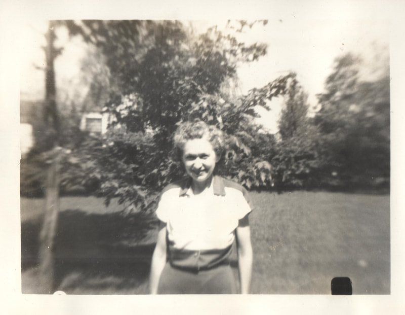 Pike County, Indiana, Heacock Family, Young Woman Standing