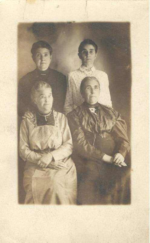 Pike County, Indiana, Heacock Family, Family Photo, Group of Women