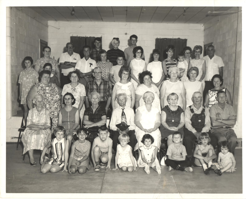 Pike County, Indiana, Morton Family, Large Group Photo, Morton Reunion