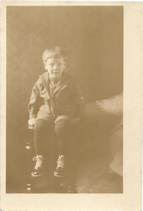 Pike County, Indiana, Morton Family, Young Boy Seated, Paul Richeson