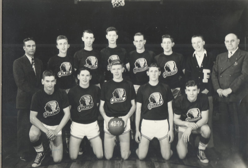 Pike County, Indiana, Petersburg High School, Basketball Team Photo