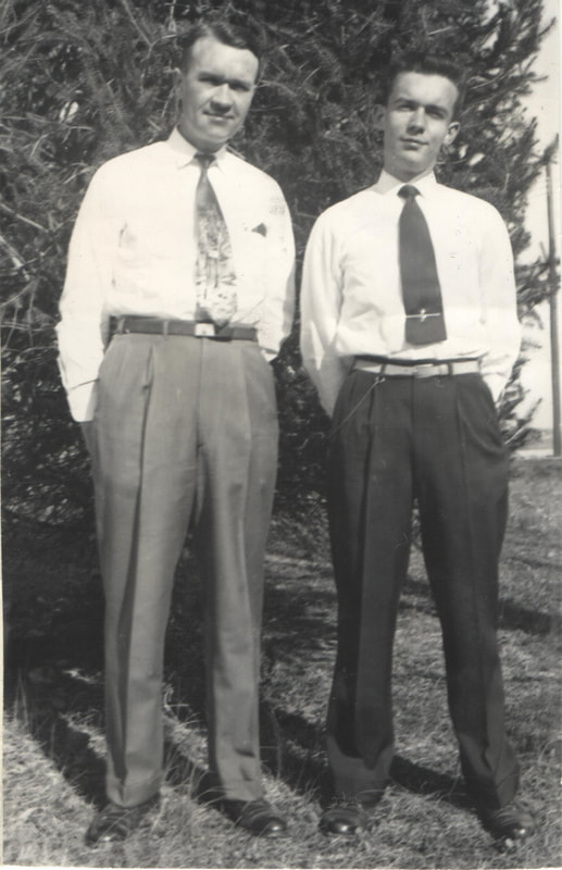 Pike County, Indiana, Robling Family, Father and Son in Dress Clothes