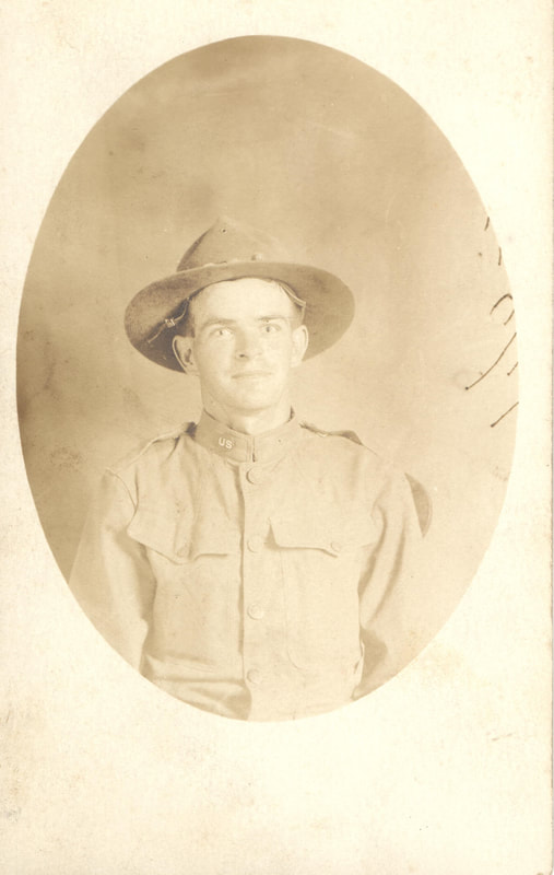 Pike County, Indiana, Greshom Shoulz Family, Soldier in Hat