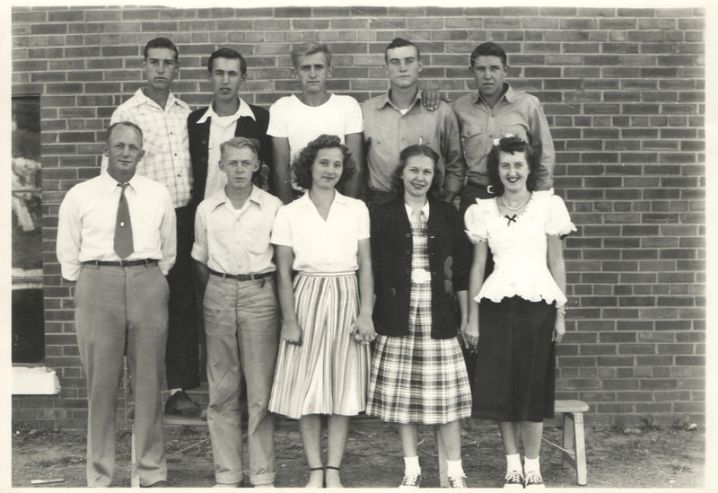 Pike County, Indiana, Stendal High School Class Photo