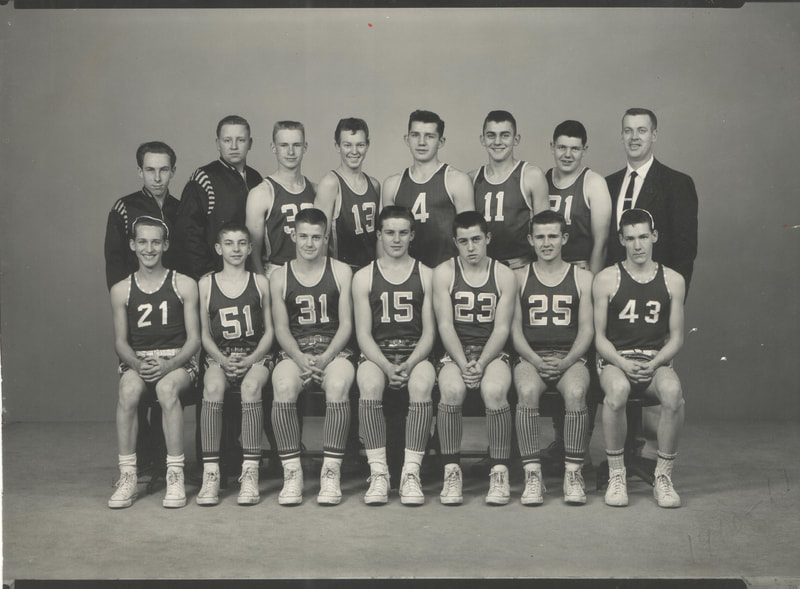 Pike County, Indiana, Stendal High School, Basketball Team Photo
