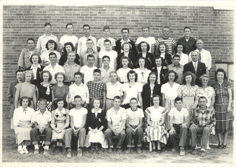 Pike County, Indiana, Stendal High School, Class Photo, 