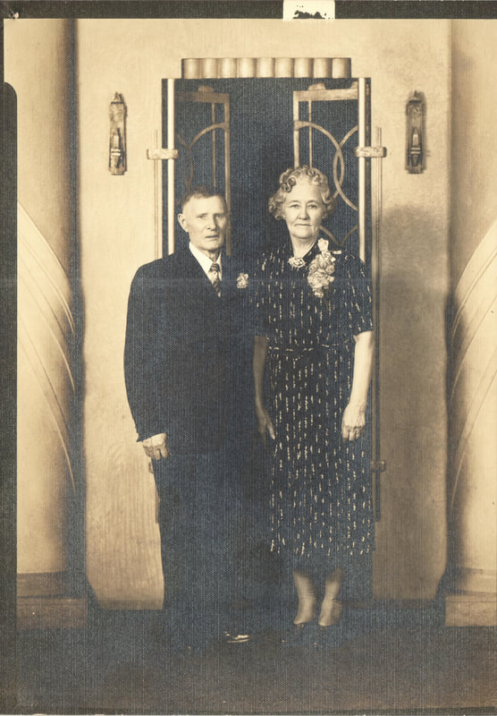 Pike County, Indiana, Unidentified Groups/Couples, Couple Standing in Front of Door