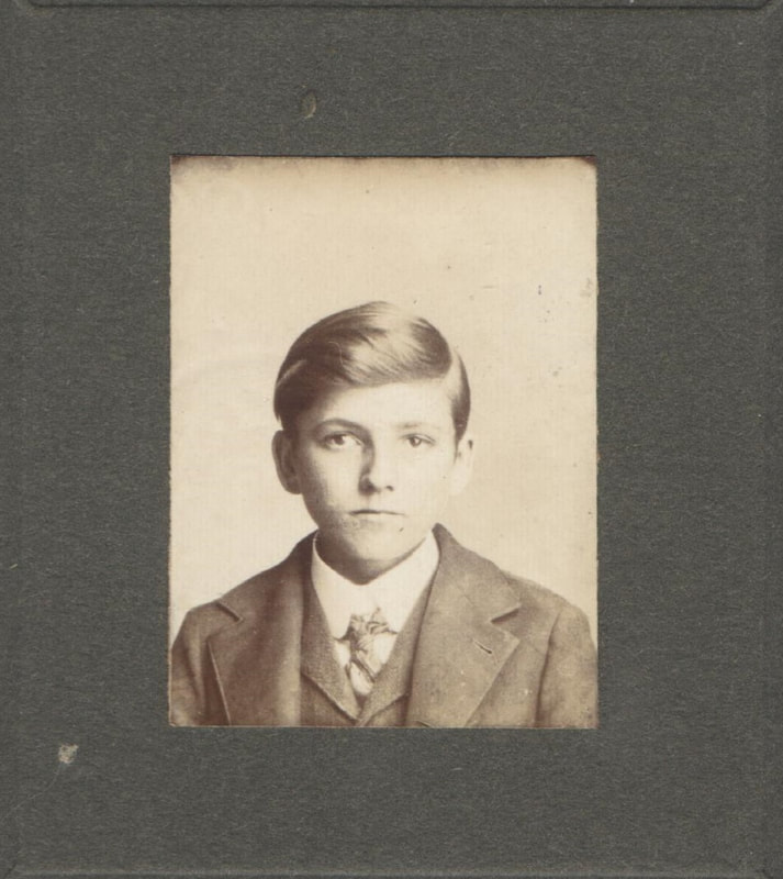 Pike County, Indiana, Unidentified Children, Young Boy in Suit