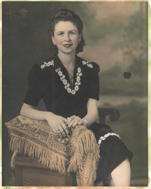 Pike County, Indiana, Woman Seated With Blanket