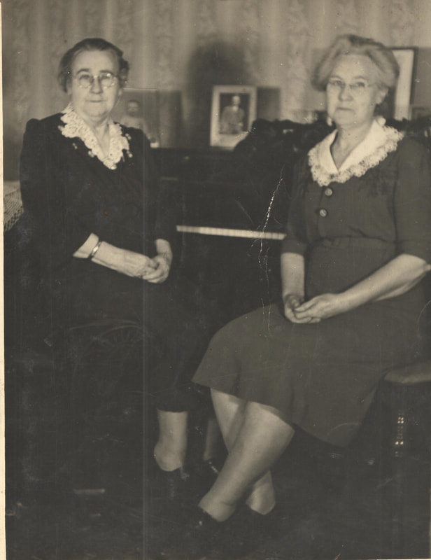 Pike County, Indiana, Unidentified, Women Sitting By Piano