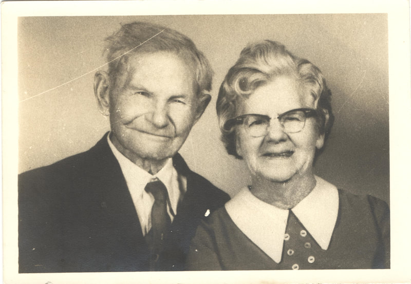 Elderly man and woman