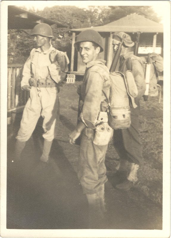 Soldiers in uniform and helmets