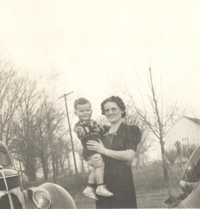Pike County, Indiana, Judd Family, Woman Holding Baby, Zedith Judd 