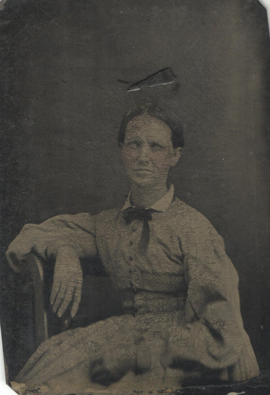 Pike County, Indiana, Cross Family Collection, Woman Seated