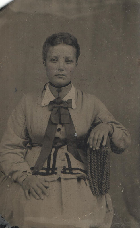 Pike County, Indiana, Cross Family Collection, Woman Seated