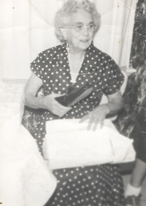 Pike County, Indiana, Shirley Behme, Elderly Woman Opening Present
