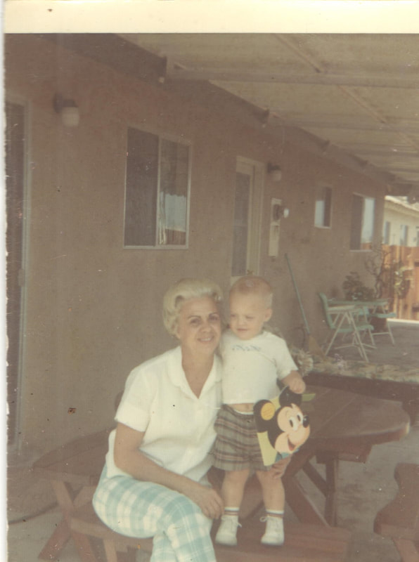 Pike County, Indiana, Shirley Behme, Elderly Woman Holding Young Boy