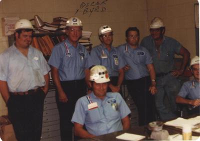 Pike County, Indiana, Pike County Coal Mines, Old Ben Coal Company, Miners In Hard Hats In Office