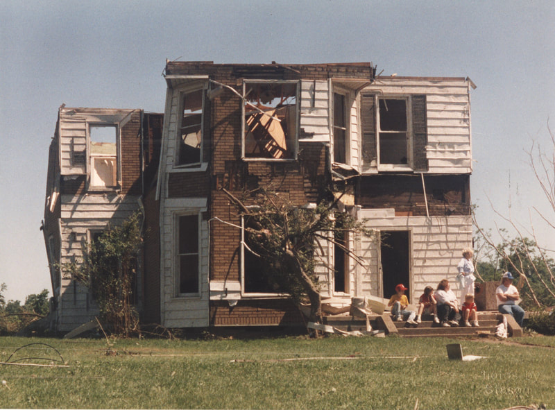 Pike County, Indiana, Fleming Family, Two Story House, Tornado Damage